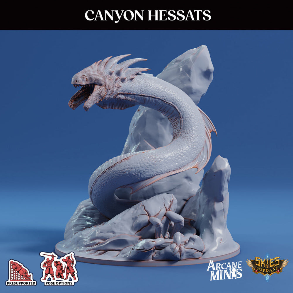 3D Printed Sordane Publishing Canyon Hessats 28 32mm D&D (Online Only)