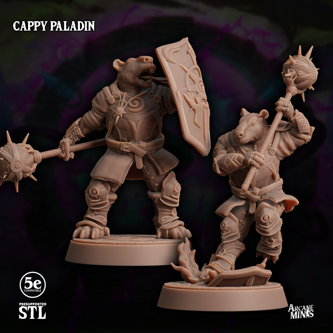 3D Printed Sordane Publishing Cappy Paladin 28 32mm D&D (Online Only)