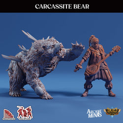3D Printed Sordane Publishing Arcane Minis Carcassite Beast Bear Cult of Umiera 28 32mm D&D (Online Only)