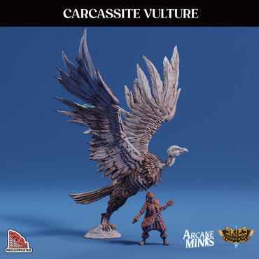 3D Printed Sordane Publishing Arcane Minis Carcassite Vulture Cult of Umiera 28 32mm D&D (Online Only)