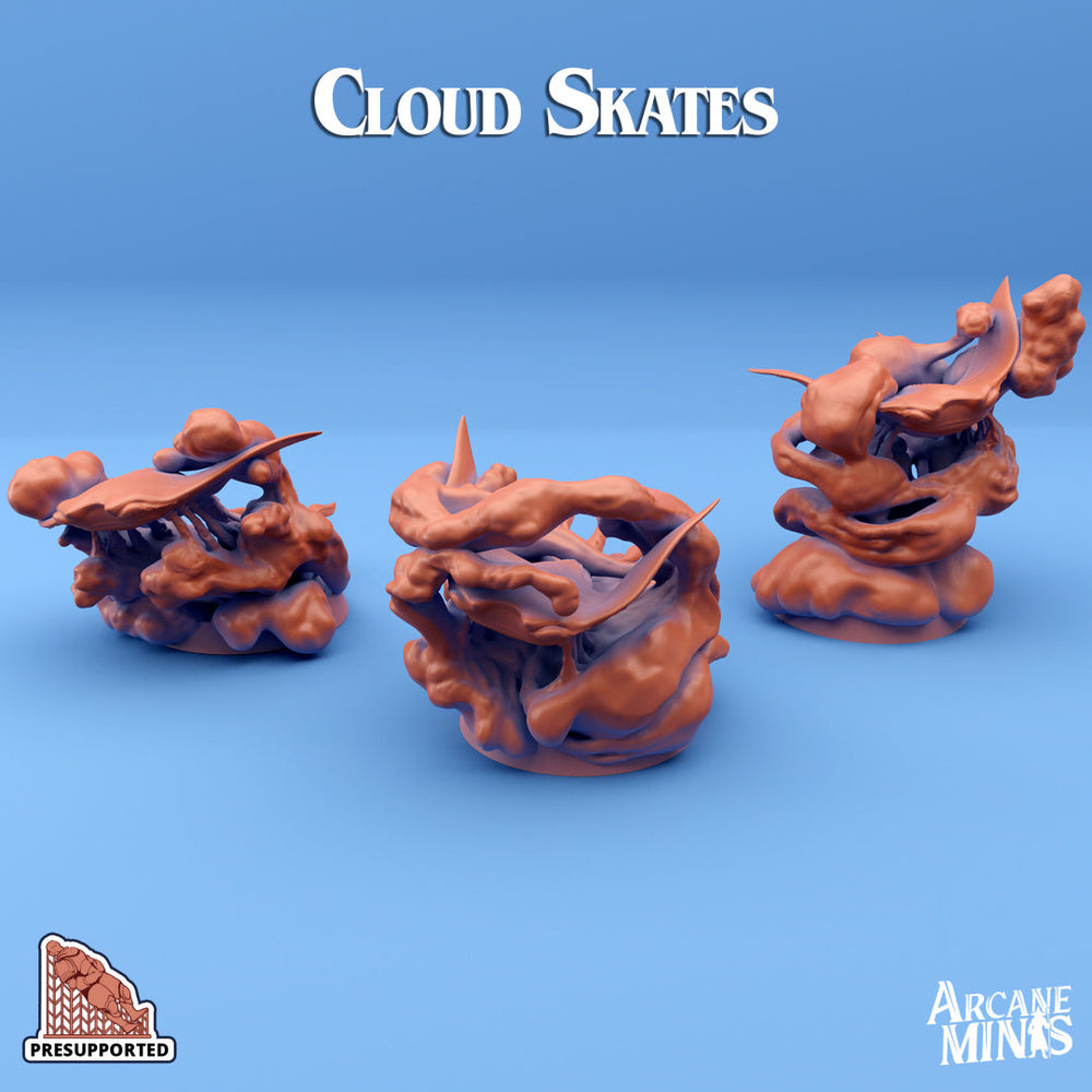 3D Printed Sordane Publishing Cloud Skates 28 32mm D&D (Online Only)