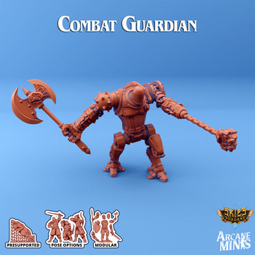 3D Printed Sordane Publishing Arcane Minis Shard Guardians Combat Set Shard Guardian Set 28 32mm D&D (Online Only)