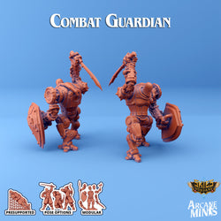 3D Printed Sordane Publishing Arcane Minis Shard Guardians Combat Set Shard Guardian Set 28 32mm D&D (Online Only)