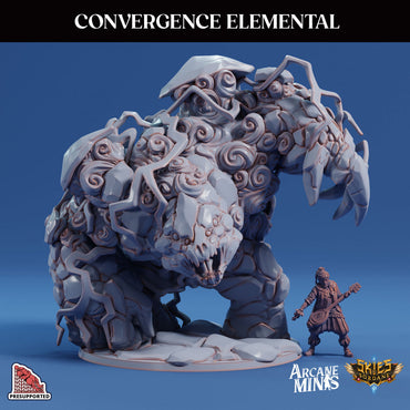 3D Printed Sordane Publishing Convergence Storm Elemental Discovering Aldarra Adventure 28 32mm D&D (Online Only)