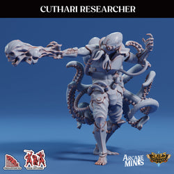 3D Printed Sordane Publishing Echoes of Madness - A Sordane Stories Cuthari Researcher 28 32mm D&D (Online Only)