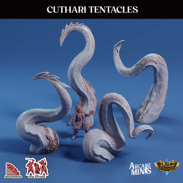3D Printed Sordane Publishing Echoes of Madness - A Sordane Stories Cuthari Tentacles 28 32mm D&D (Online Only)