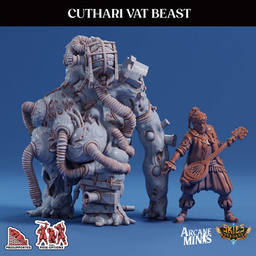 3D Printed Sordane Publishing Cuthari Vat Beast Echoes of Madness A Sordane Stories 28 32mm D&D (Online Only)