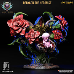 3D Printed Clay Cyanide Abominations of Gomorrah - Derygon the Hedonist 28mm 32mm D&D (Online Only)