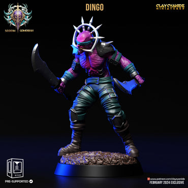 3D Printed Clay Cyanide Abominations of Gomorrah - Dingo 28mm 32mm D&D (Online Only)