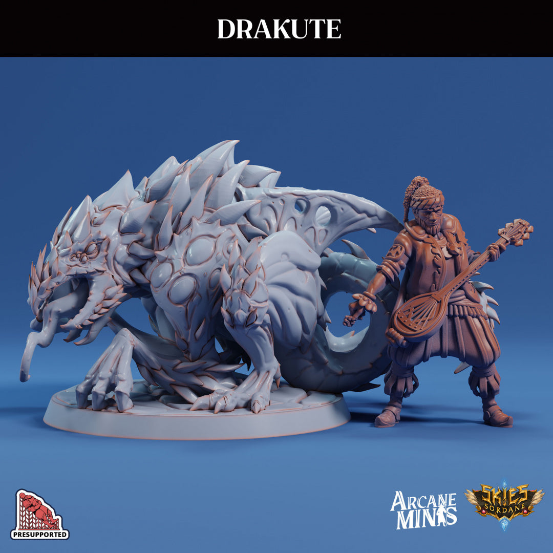 3D Printed Sordane Publishing Drakute Discovering Aldarra Adventure 28 32mm D&D (Online Only)