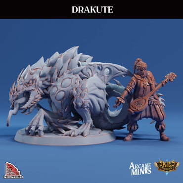 3D Printed Sordane Publishing Drakute Discovering Aldarra Adventure 28 32mm D&D (Online Only)