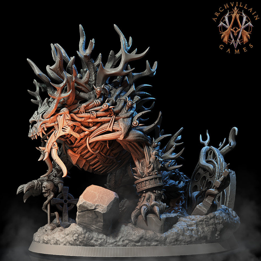 3D Printed Archvillain Games Dark Fae - The Undead Fiend 28mm 32mm D&D (Online Only)