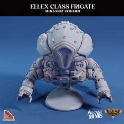 3D Printed Sordane Publishing Arcane Minis Mini Ship - Ellex Frigate 28 32mm D&D (Online Only)