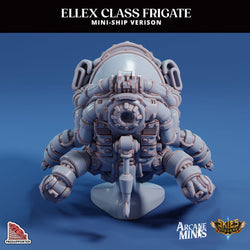 3D Printed Sordane Publishing Arcane Minis Mini Ship - Ellex Frigate 28 32mm D&D (Online Only)