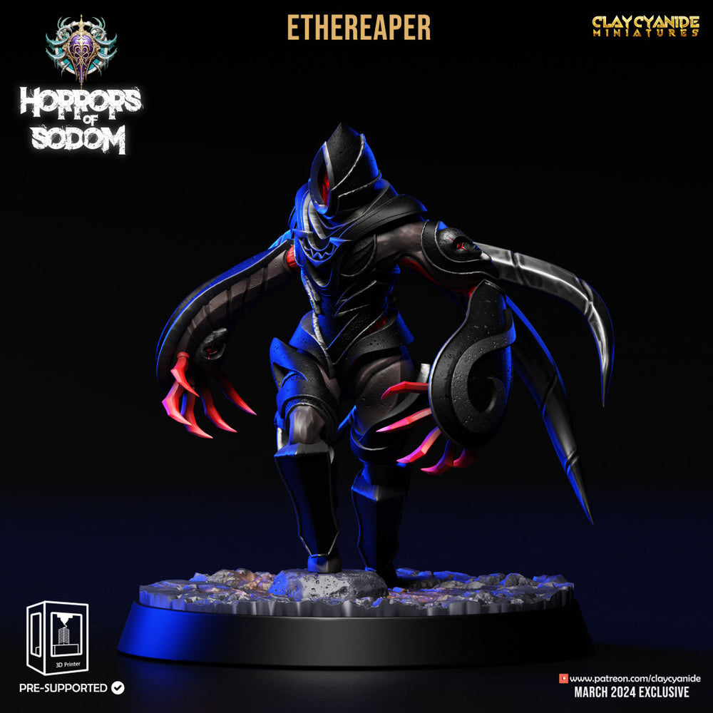 3D Printed Clay Cyanide Faction Bane of Eclipse 28mm 32mm D&D (Online Only)