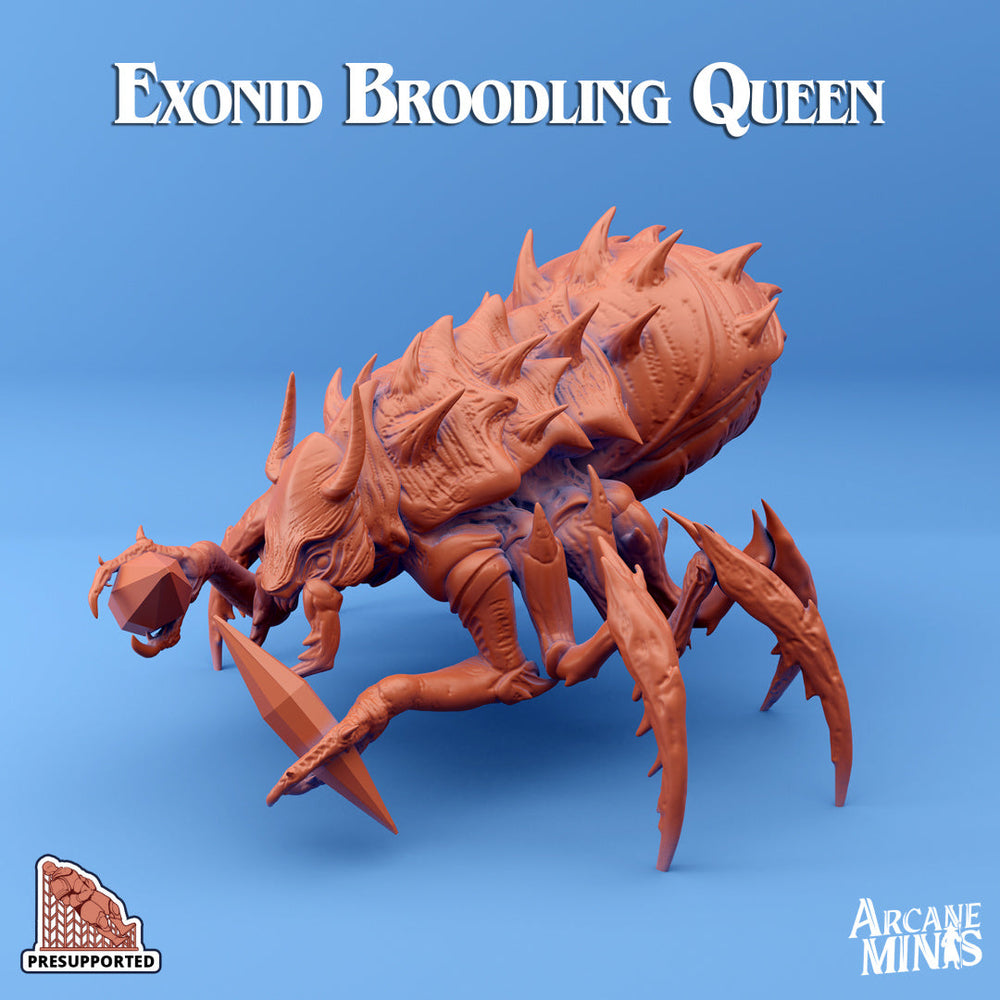 3D Printed Sordane Publishing Exonids Queen Set 28 32mm D&D (Online Only)