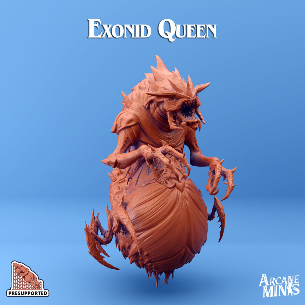 3D Printed Sordane Publishing Exonids Queen Set 28 32mm D&D (Online Only)