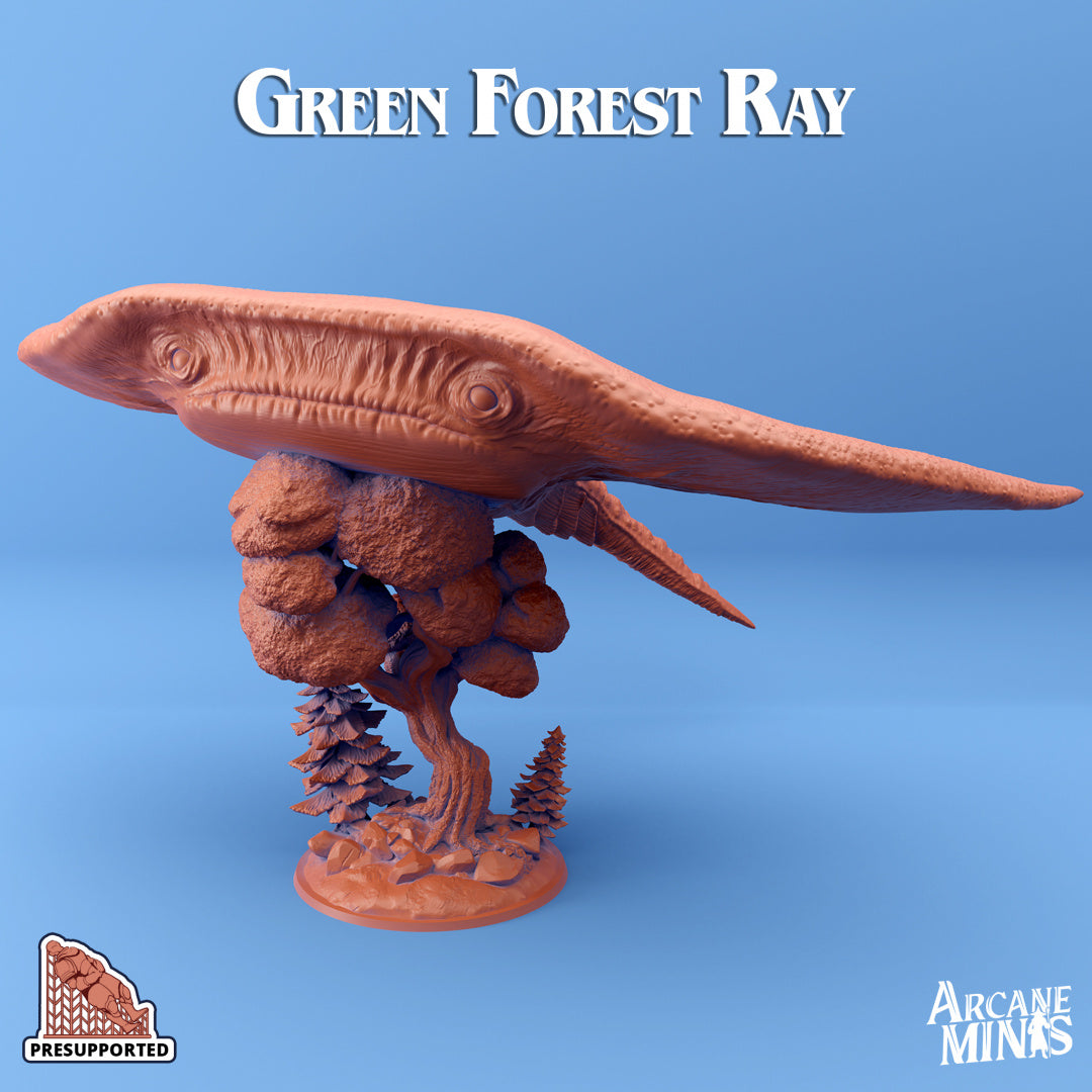 3D Printed Sordane Publishing Green Forest Rays 28 32mm D&D (Online Only)