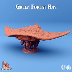 3D Printed Sordane Publishing Green Forest Rays 28 32mm D&D (Online Only)