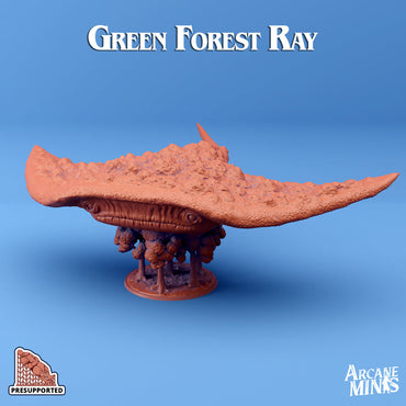 3D Printed Sordane Publishing Green Forest Rays 28 32mm D&D (Online Only)