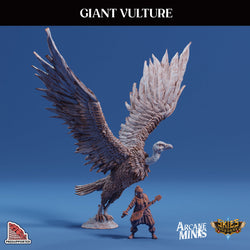 3D Printed Sordane Publishing Arcane Minis Giant Vulture Cult of Umiera 28 32mm D&D (Online Only)