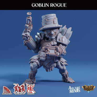 3D Printed Sordane Publishing Arcane Minis Goblin Rogue Scrapper Pirates Set 28 32mm D&D (Online Only)