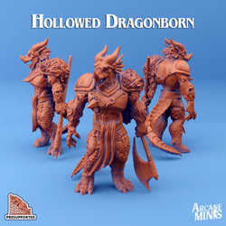 3D Printed Sordane Publishing Hollowed Ones 28 32mm D&D (Online Only)