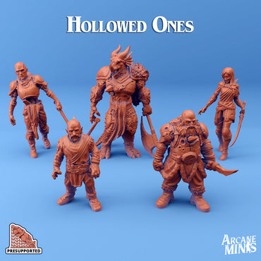 3D Printed Sordane Publishing Hollowed Ones 28 32mm D&D (Online Only)