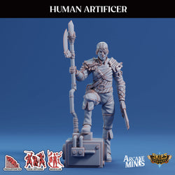 3D Printed Sordane Publishing Arcane Minis Human Artificer Scrapper Pirates Set 28 32mm D&D (Online Only)