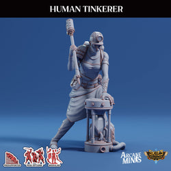 3D Printed Sordane Publishing Arcane Minis Human Tinkerer Scrapper Pirates Set 28 32mm D&D (Online Only)