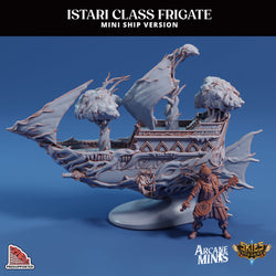3D Printed Sordane Publishing Arcane Minis Mini Ship - Istari Frigate (Online Only)