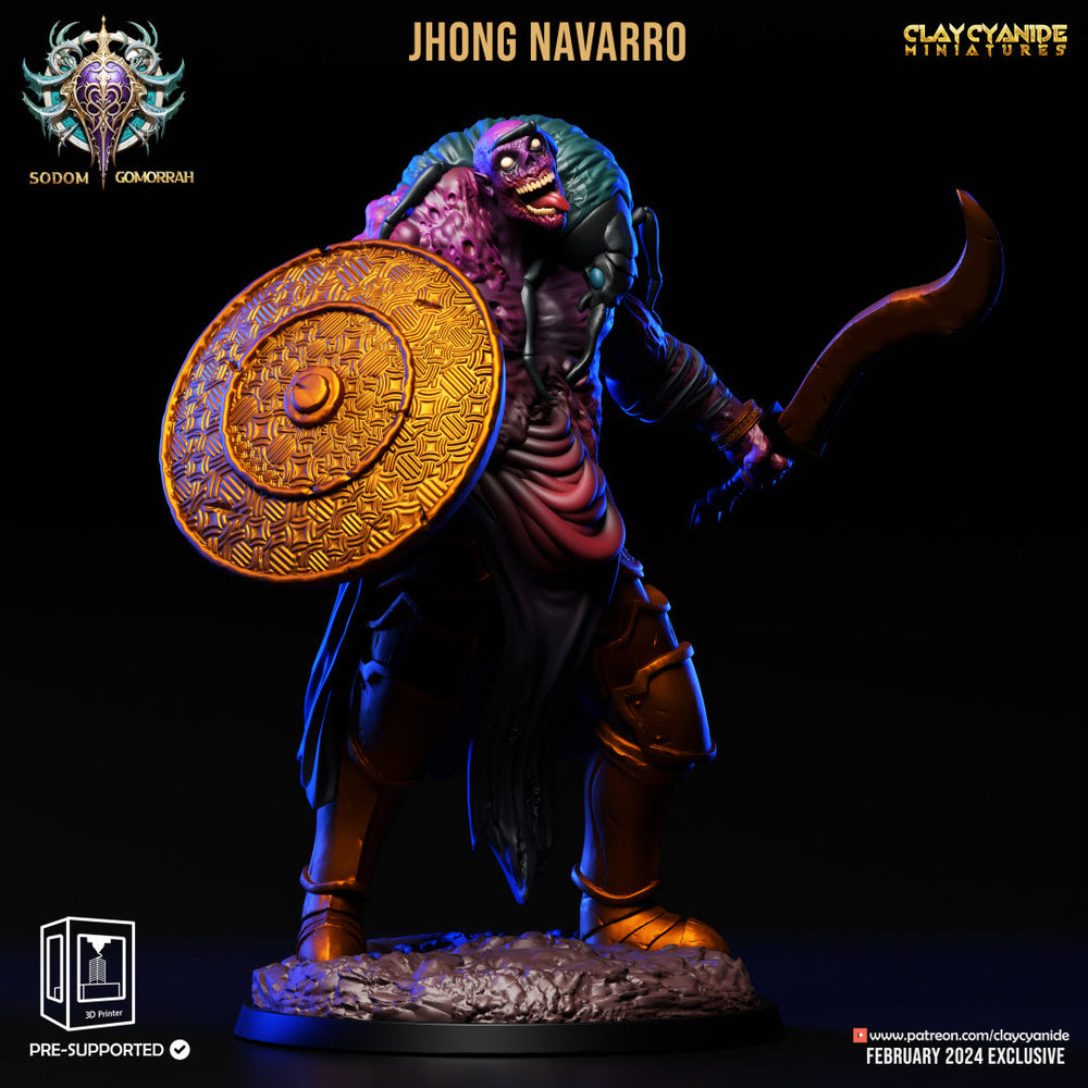 3D Printed Clay Cyanide Abominations of Gomorrah - Jhong Navarro 28mm 32mm D&D (Online Only)