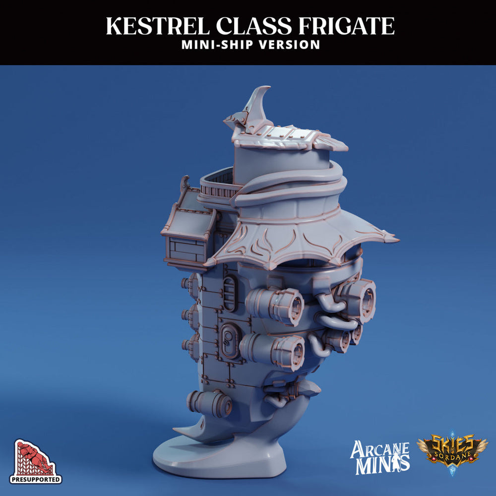 3D Printed Sordane Publishing Arcane Minis Mini Ship - Kestrel Frigate (Online Only)