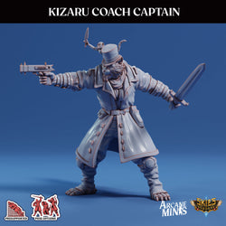 3D Printed Sordane Publishing Arcane Minis Kizaru Coach Captain Cult of Umiera 28 32mm D&D (Online Only)