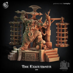 3D Printed Cast n Play - The Executioner 28mm 32mm D&D (Online Only)