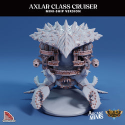 3D Printed Sordane Publishing Arcane Minis Mini Ship - Axlar Class Cruiser 28 32mm D&D (Online Only)