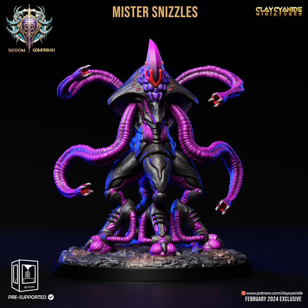 3D Printed Clay Cyanide Abominations of Gomorrah - Mister Snizzles 28mm 32mm D&D (Online Only)
