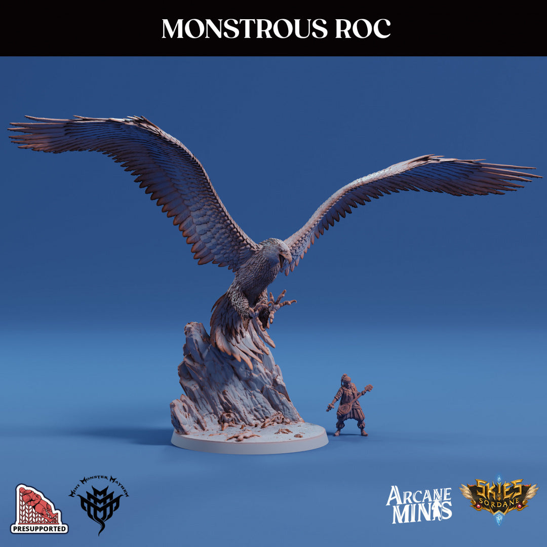 3D Printed Sordane Publishing Monstrous Roc 28 32mm D&D (Online Only)