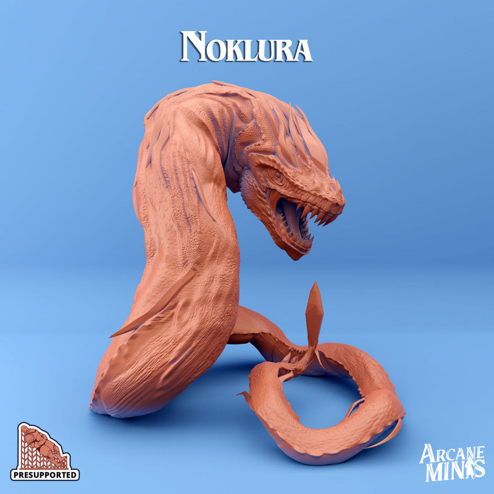 3D Printed Sordane Publishing Noklura 28 32mm D&D (Online Only)