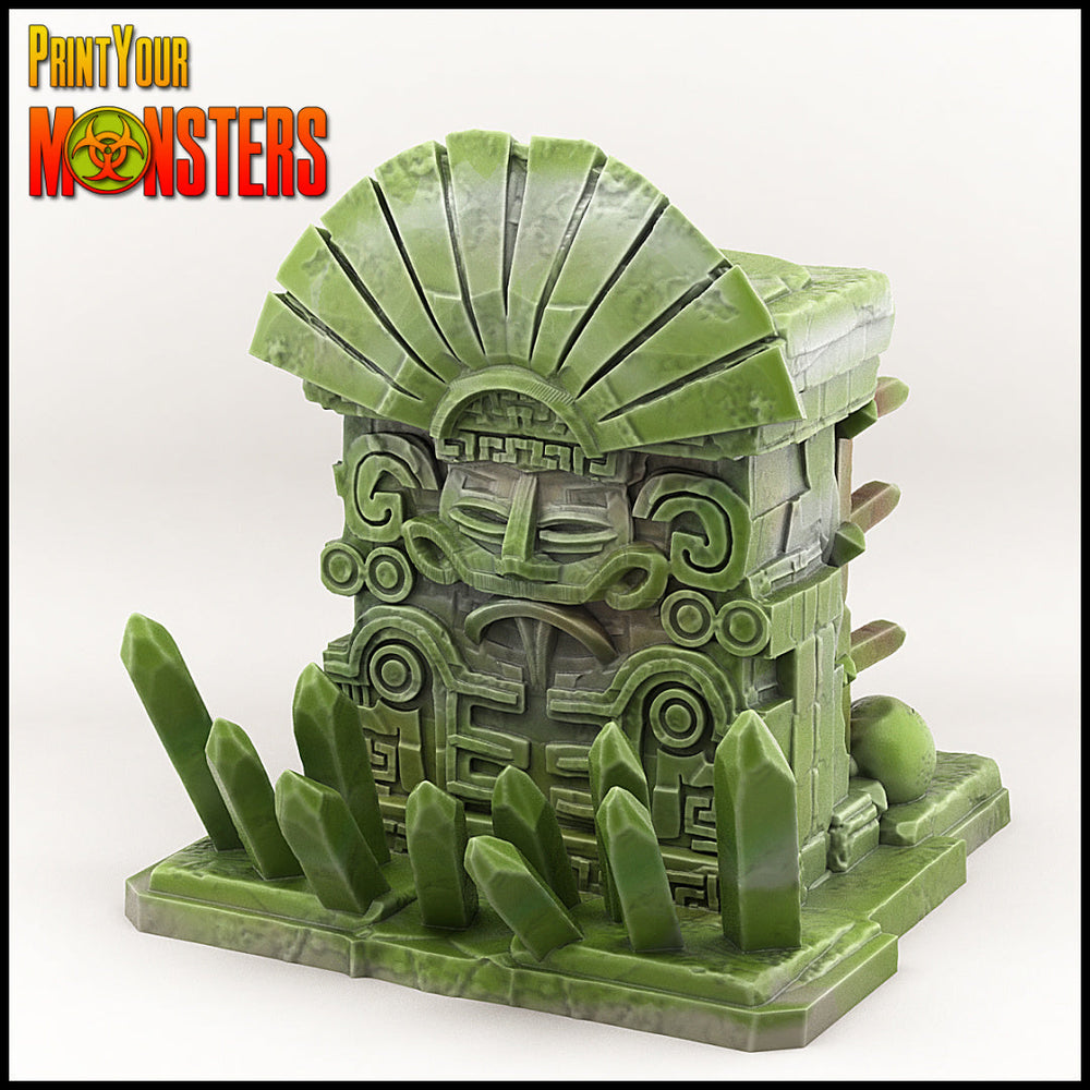 3D Printed Print your Monster - Aztec Trap 28 32mm D&D (Online Only)
