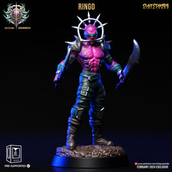 3D Printed Clay Cyanide Abominations of Gomorrah - Ringo 28mm 32mm D&D (Online Only)