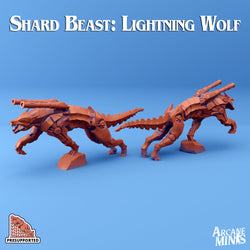 3D Printed Sordane Publishing Shard Beasts Wolves AC Adventure From Sewer to Sky 28 32mm D&D (Online Only)