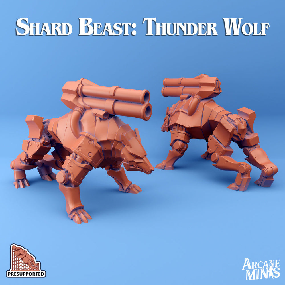 3D Printed Sordane Publishing Shard Beasts Wolves AC Adventure From Sewer to Sky 28 32mm D&D (Online Only)