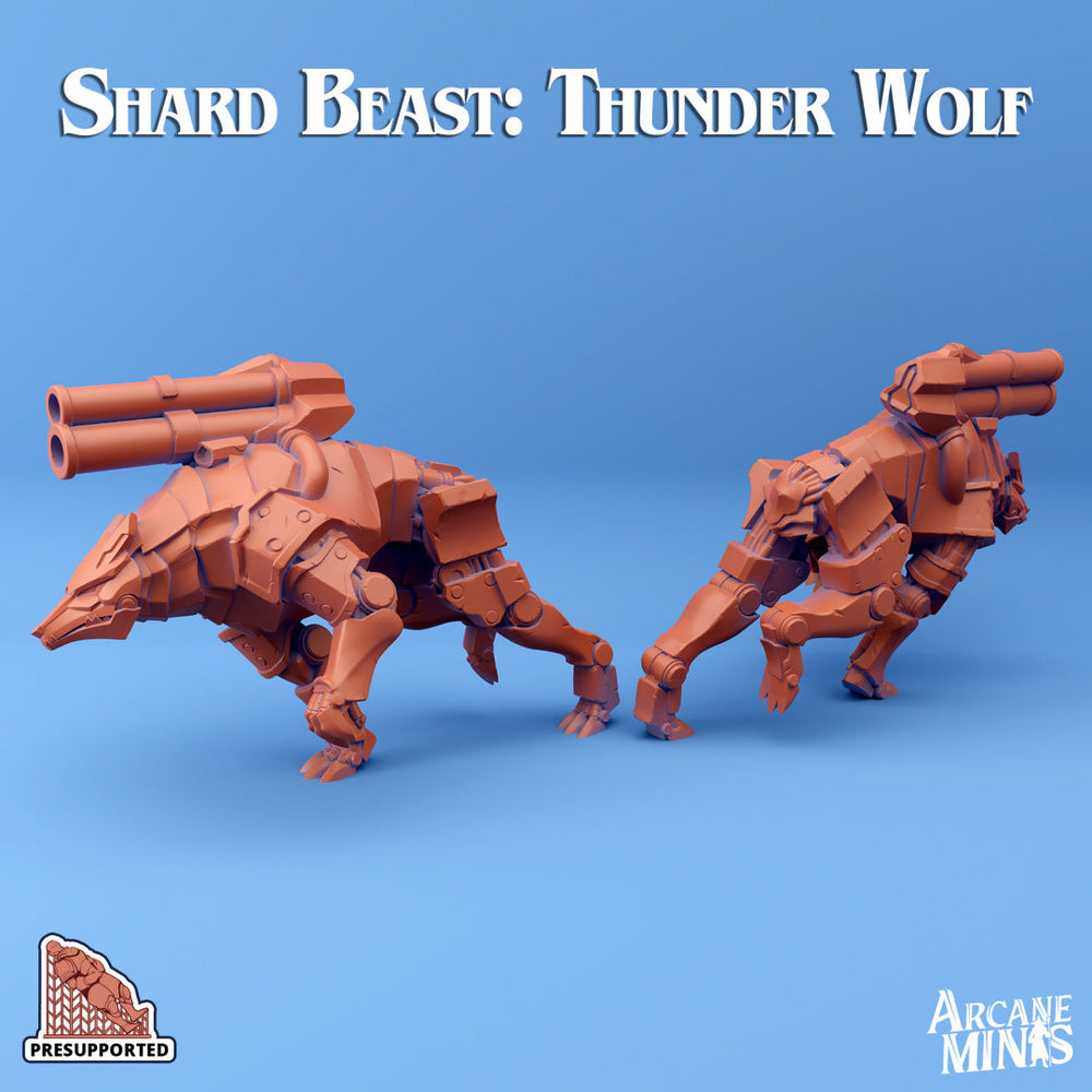 3D Printed Sordane Publishing Shard Beasts Wolves AC Adventure From Sewer to Sky 28 32mm D&D (Online Only)