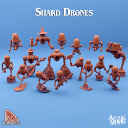 3D Printed Sordane Publishing Shard Drones 28 32mm D&D (Online Only)