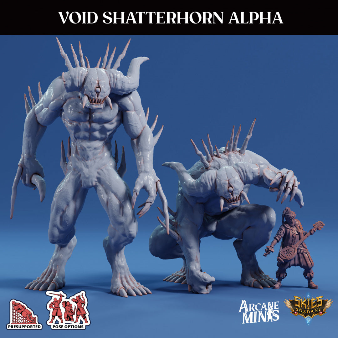 3D Printed Sordane Publishing Echoes of Madness - A Sordane Stories Void Shatterhorn Alpha 28 32mm D&D (Online Only)