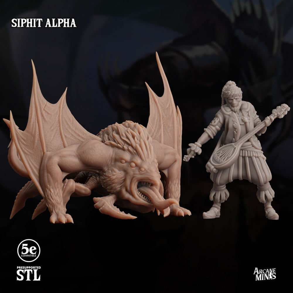 3D Printed Sordane Publishing Alpha Siphits 28 32mm D&D (Online Only)