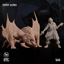 3D Printed Sordane Publishing Alpha Siphits 28 32mm D&D (Online Only)