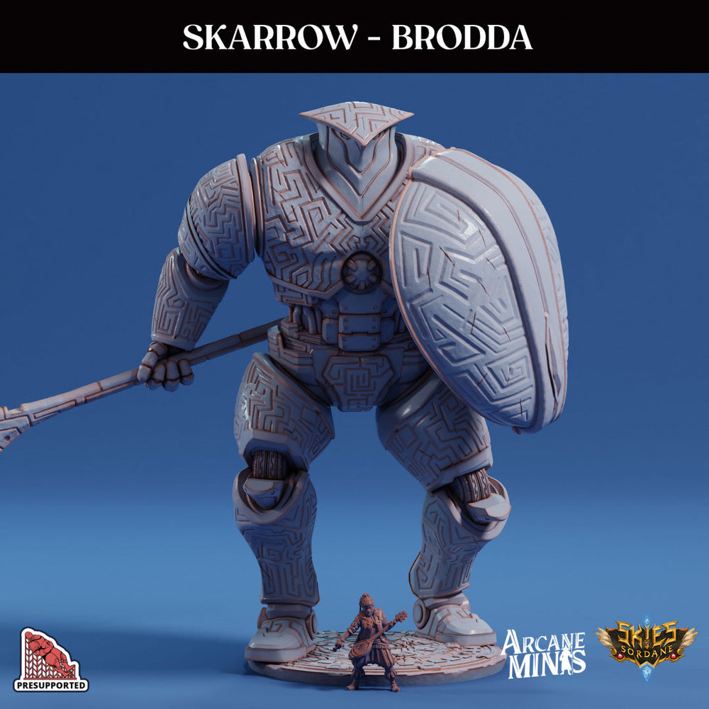 3D Printed Sordane Publishing Skarrow Class Guardians 28 32mm D&D (Online Only)