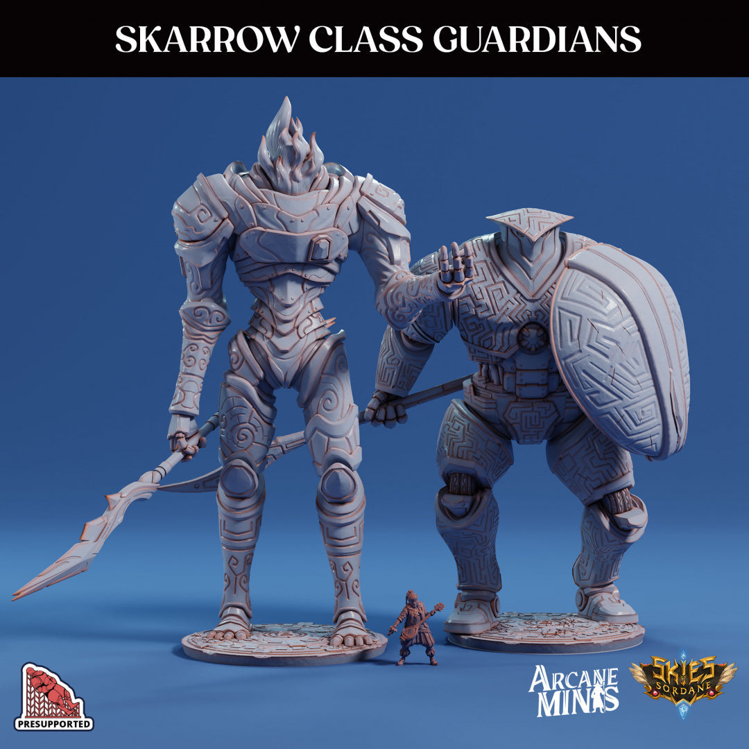 3D Printed Sordane Publishing Skarrow Class Guardians 28 32mm D&D (Online Only)
